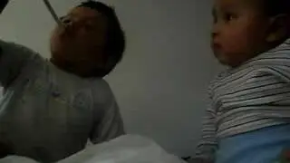 EL PRIMER BRINDIS DE JOAQUIN Y ANDRE
