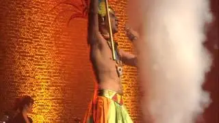 Jim Povolo's Epic Entrance as a Mayan God - Apocalyptour, Boston 6/9/12