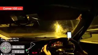 BMW E36 328i: Zolder at NIGHT!