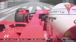 F1 Monaco GP Sebastian Vettel Onboard Lap