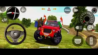 Modified Mahindra Thar😈 games: india white Thar (Gadi wala game) car wala game Android game 2025
