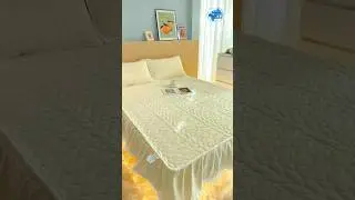 Milk velvet lace bedspread, bedding for foreign export#bedding #bedspread #hometextile #quilt
