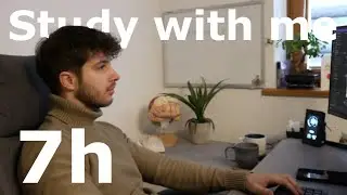 [LIVE🔴] STUDY WITH ME (7h) First Stream in Sweden🫡📚