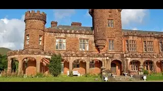 Exterior Of Kinloch Castle On Visit To Island Of Rum Inner Hebrides Scotland