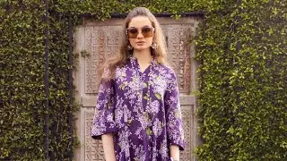 M.B Digital print Embroidery Collection New arrivals fabric Swiss Lawn Purple PRICE PKR 3500