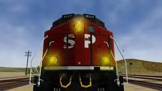 Open Rails Flashing ditchlights test. [Open Rails]
