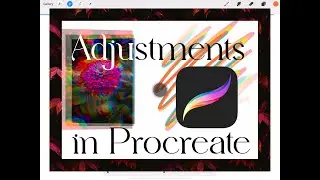 Day 2 - Adjustments in Procreate