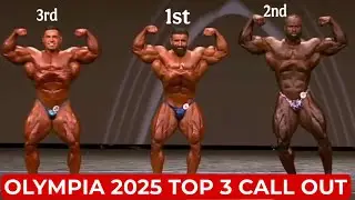 Mr. Olympia 2025 Final Callout | Hadi Choopan vs. Derek Lunsford vs. Samson Dauda vs. Nick Walker