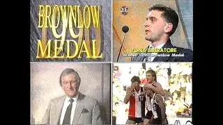 1990 Brownlow Medal Round by Round highlights. (45mins)