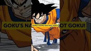 Goku's name was not always GOKU ! 🥹