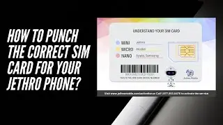 How to Remove the Correct Size of SIM Card From Jethro Phones