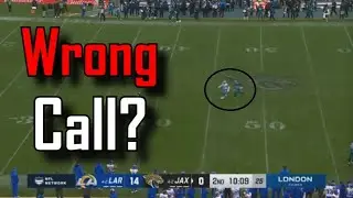 NFL Network не показывает повтор спорного решения | Jacksonville Jaguars против Los Angeles Rams