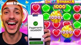 SWEET BONANZA 1000 ME ABENÇOOU! 🍭 EU PEGUEI 5000x 