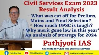 Civil services 2023 exam result analysis