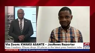Press Freedom: Ghana drops 30 places in the latest press freedom index - Joy News Prime (3-5-22)