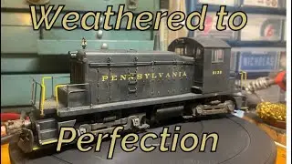 Weathering Model Trains MTH PRR SW1