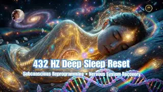 432 HZ Deep Sleep Reset | Subconscious Reprogramming • Nervous System Recovery | #queenaffirmation