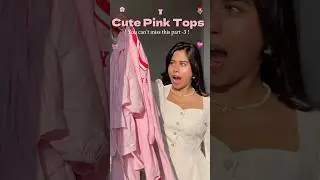 3 Cute Pink Tops Haul 💗#shorts #viral #meesho #youtubeshorts #meeshohaul #haul #pinktop #topshaul