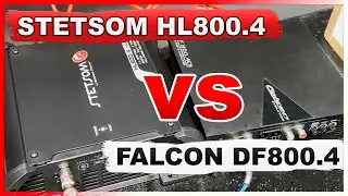TRETA! STETSOM HIGH LINE HL800.4 VS FALCON DF800.4 - COMPARATIVO SONORO E MUITO MAIS