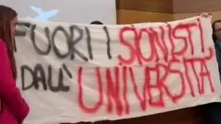 Bergamo, ProPal all'Università: «Siamo con chi uccide i sionisti»