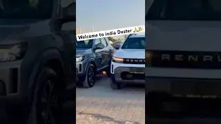 Duster entry in india 🙏🎉 #love #song #punjabisong #automobile #seltosblack #mahindrathar #offroad