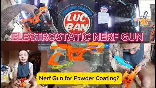 Nerf Gun for Powder Coating? (diy Electrostatic Nerf Gun)