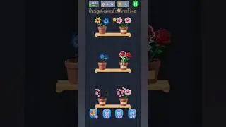 Blossom Sort&reg;  - Flower Sort - Levels 1, 2 gameplay color object sort puzzle design renovation game