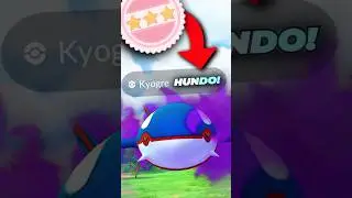 SHINY SHADOW Kyogre Caught in Pok&eacute;mon GO!.. But there is a problem..