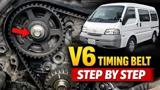 🔧 Mazda Bongo 1997 V6 Timing Belt & Water Pump Replacement | Step-by-Step DIY