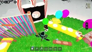I played an update Party in ROBLOX 99 nights in the forest
