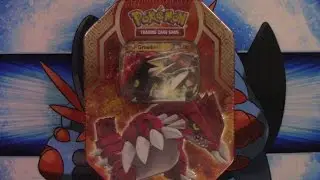 Unboxing Pokemon Groudon EX Tin