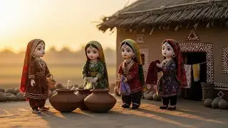 Four Village Girls | Rural Life Story | Cozy Folk Cinematic AI Film