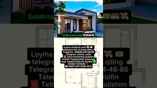 Uy proyekti 🏠✅ #uzb #home #uy #villa #uylar #rek #housedesign #top #construction #homeworld2 #uy