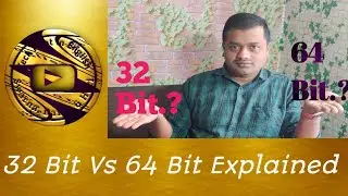 32 Bit (4 GB) vs 64 Bit (16 EB Exa Byte) Explained