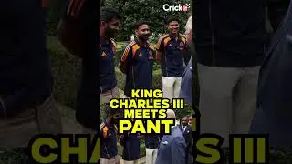Rishabh Pant's interaction with King Charles #teamindia