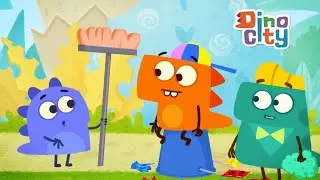 A City of Clean Cars 🚗 &ndash; Dinocity | Cartoons for Kids About Dinosaurs