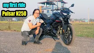 First ride on Pulsar N250 || My next bike 😊 Nrs. 490,000