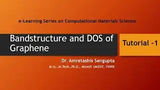 Graphene Bandstructure and DOS Calculation with Quantum ESPRESSO and BURAI GUI