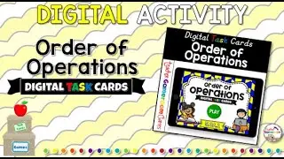 Order of Operations Task Cards