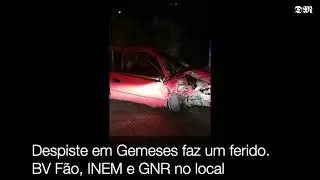 Acidente em Gemeses faz um ferido