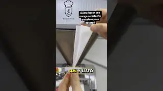 Manga o cartucho pastelero para decorar!