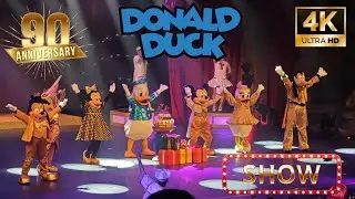 [4K] 90 ans de Donald Duck : Le show à Disneyland Paris !!