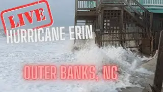 HURRICANE ERIN IMPACTS THE OUTER BANKS OF NORTH CAROLINA - Live Chase Archive