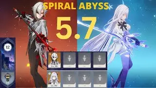 Arlecchino & Skirk Solo Spiral Abyss 5.7 [Genshin Impact]