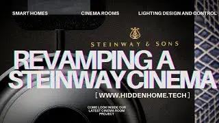 Revamping a Steinway Lyngdorf Cinema installation in Bath - WWW.HIDDENHOME.TECH