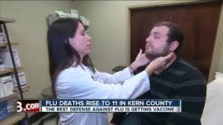 Flu death toll rises to 11 in Kern County