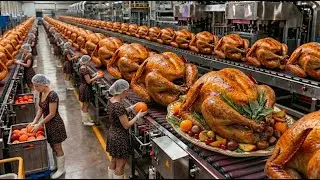 How Roast Turkeys Are Made in Factories | Inside the Production Process