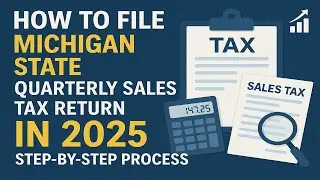How to File Michigan State Quarterly Sales Tax Return in 2025 | Step by Step Process | US Sales Tax