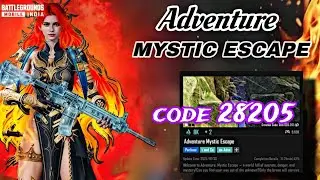 Bgmi wow mode code 28205🤯 adventure mystic Escape #pubgmobile #pocox3probgmi#bgmi #parkour#anime 