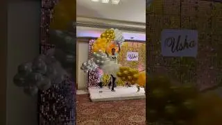 Birthday decoration ideas | how to make balloon arch | easy balloon decoration ideas | #balloon #yt
